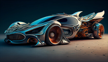 Modified Super car Ai generated image