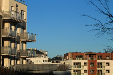 modern residential building in Gdynia Wiczlin Poland