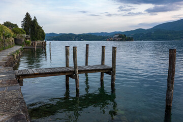 Paesaggio lungolago Orta San Giulio