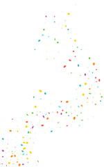 Celebrate Dot Carnaval Vector White Background.