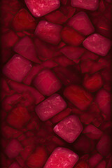 Ruby Red Gemstone Background - Gemstones Textures Backdrop Series - Red Ruby Wallpaper created with Generative AI technology