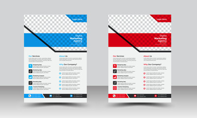 
Creative Corporate & Business Flyer. Business brochure flyer design a4 template. 