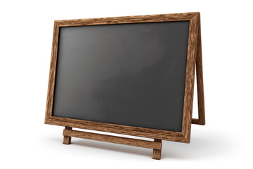 Obraz premium Blackboard or chalkboard for school isolted on white background. AI generative