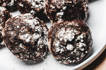 Filipino-style moist chocolate crinkles