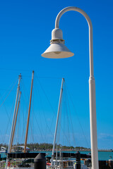 view of the port of Key West in South Florida in the United States