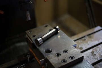 Measuring a hole after cutting on a machining center
