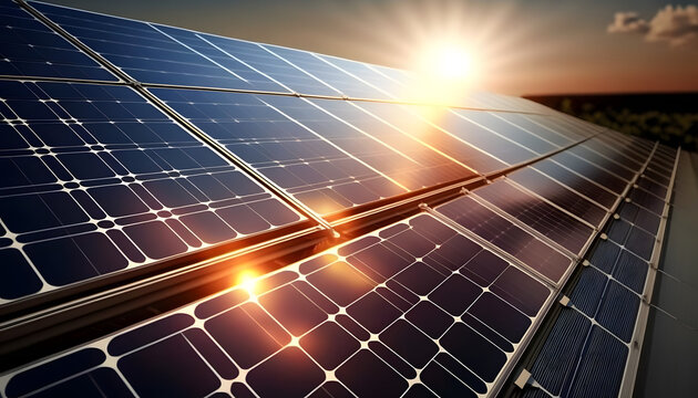 Solar panel technology. Generative AI