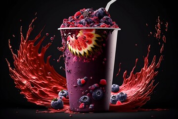 Açaí on the go, açaí pot, vitamin, healthy food, generative AI, Amazon, Superfood, Antioxidants, Health, Nutrition