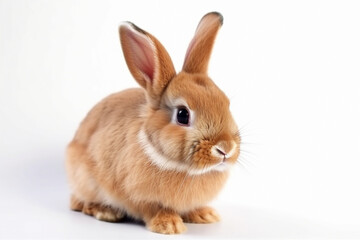 rabbit isolated on white