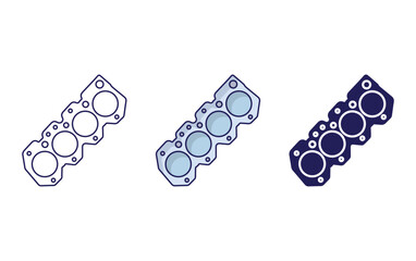 Gasket vector icon