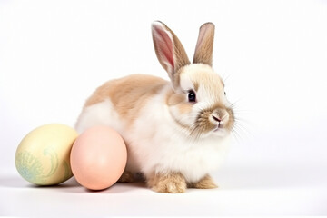 Easter Bunny with eggs