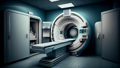 Digital tomography scanner. Generative Ai