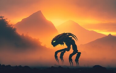 Alien - Illustration von Außerirdischen