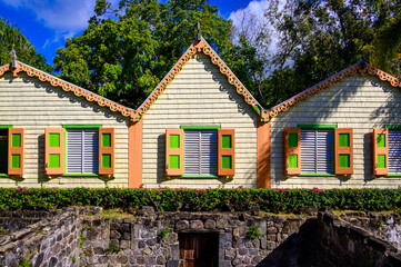 Romney manor, Basseterre st. Kitts-Historic wingfield estate sugar plantation now is workshop of...
