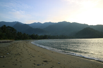 Fototapeta na wymiar Yongsu Desoyo Beach in Jayapura, Papua - Indonesia