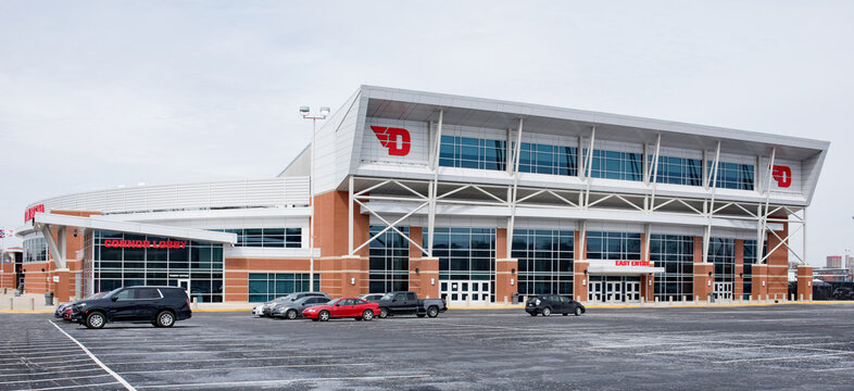 Dayton, Ohio, USA – March 16, 2023: Dayton, Ohio Held The First Four Games Of The Men's March Madness NCAA Basketball Tournament, March 14 And 15th In University Of Dayton Arena.