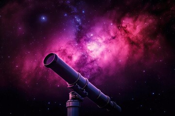 Obraz premium Orion Nebula Deepsky Astrography Telescope. Generative AI