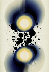  fading circles of ink, Generative AI