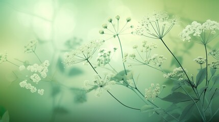 Green grass background, Plant, Flower, Wallpaper, Generative Ai