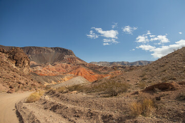 Dirt road thru Lake Mead National Recreation Area, Nevada 