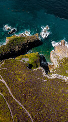 Spectacular Cliffs At Atlantic Coast Of Cap Frehel In Brittany, France