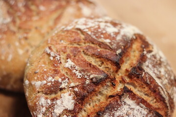 Pain maison. Pain complet tradition. France