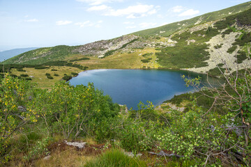 Landscape of Rila Mountain near Yonchevo lake, Bulgaria