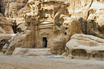Entrance to Little Petra, Siq al-Barid, Jordan
