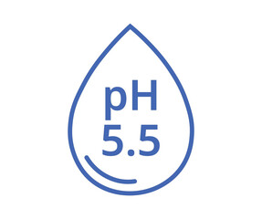 Blue ph 5.5 with drop. 
