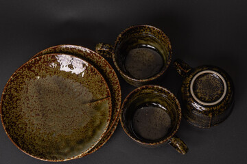 和風のコーヒーカップ