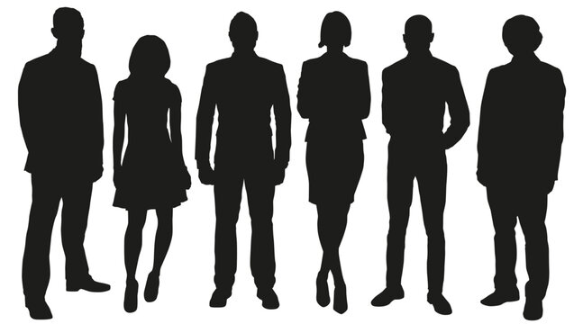 People silhouettes 57