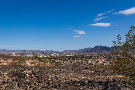 View from the north Green Valley mesa overlooking Henderson, Nevada