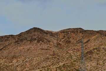 Landscape of Rocky Mountains on a Cloudy Day