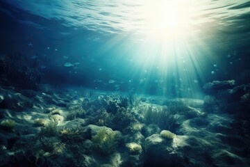 For your design, use abstract underwater backgrounds. Generative AI