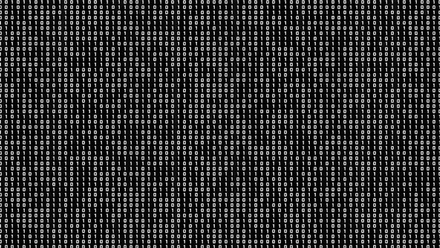 binary numbers random digital 