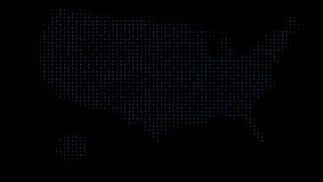 doted lines world USA map global texture 