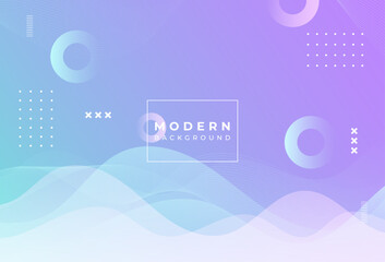 Modern background.Purple and blue gradient. Geometric Effect .wave