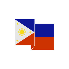 Philippines flags icon set, Philippines independence day icon set sign vector symbol