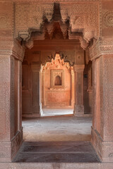 Fototapeta premium Temple interior at Panch Mahal historical place in Uttar Pradesh India