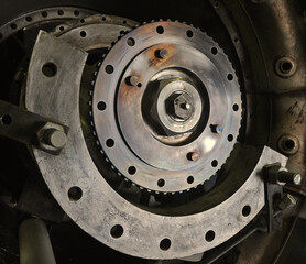 detail internal mechanisms in a turbine rebuild-offshore