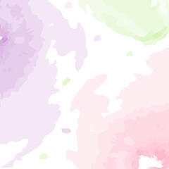 Background texture of abstract spots in trendy spring soft shades in a watercolor manner. Isolate