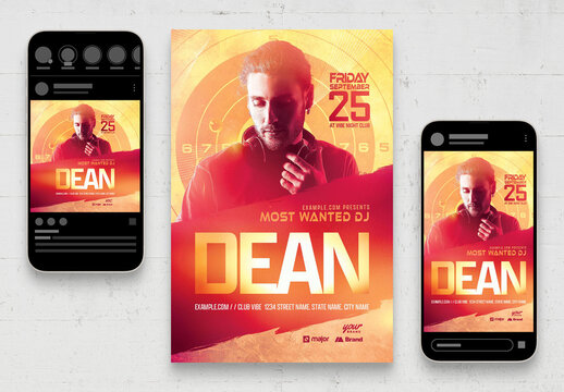 DJ Event Flyer Template