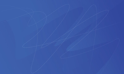 Abstract Lines Wavy Blue Gradient Background Banner