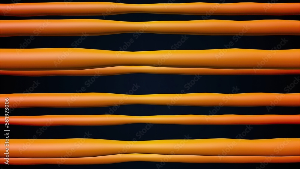 Poster wavy lines. computer generated 3d render
