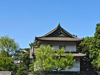 japanese imperial palace in the gardens