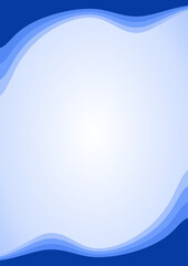 Obraz premium blue wave background abstract