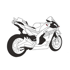 illustration of a motorcycle