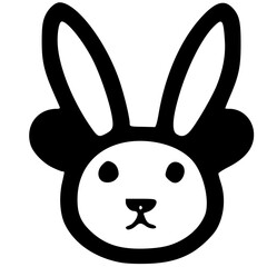 black and white of icon shape