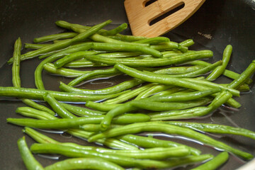 Sauteeing Green Beans