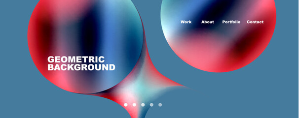 Trendy simple circle gradient abstract background. Vector Illustration For Wallpaper, Banner, Background, Card, Book Illustration, landing page